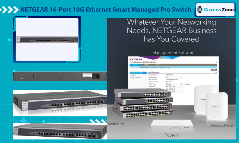 NETGEAR 16-Port 10G Ethernet Smart Managed Pro Switch