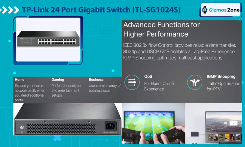 TP-Link 24 Port Gigabit Ethernet Switch