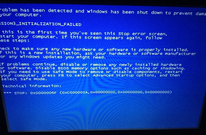 The Blue Screen of Death