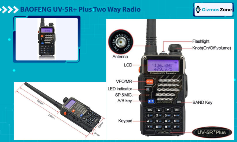 Baofeng UV-5R+ Plus UHF VHF Long Range Dual Band Ham Amateur Two Way Radio