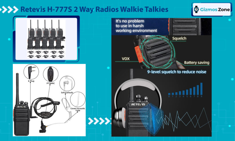 Retevis H-777S 2 Way Radio Walkie Talkies Long Range