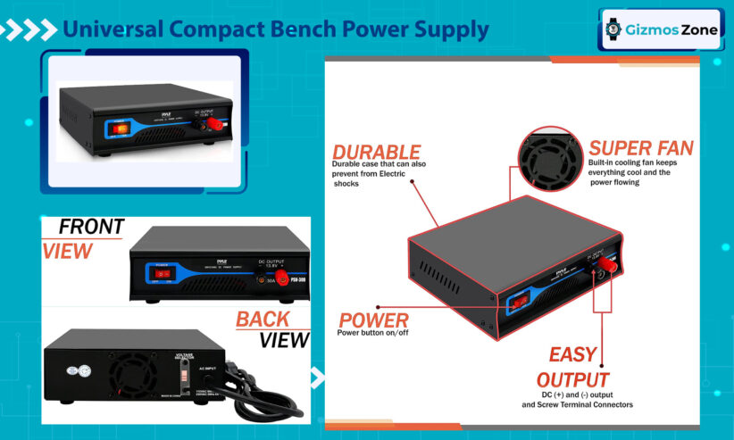 Universal Compact Bench Power Supply