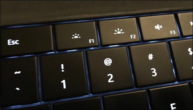 adjust the brightness of your laptop with the shortcut key