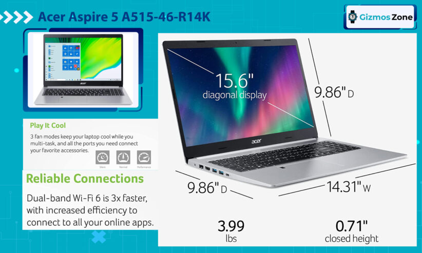Acer Aspire 5 A515-46-R14K Laptop