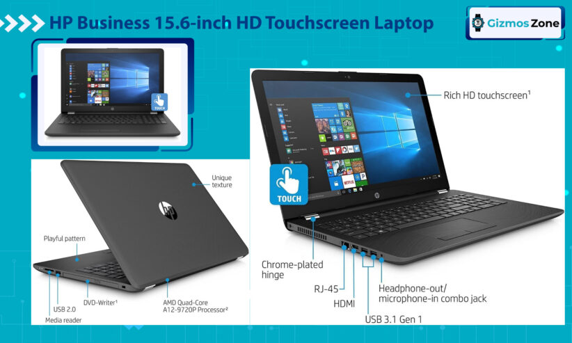 HP Business 15.6-inch HD Touchscreen Laptop