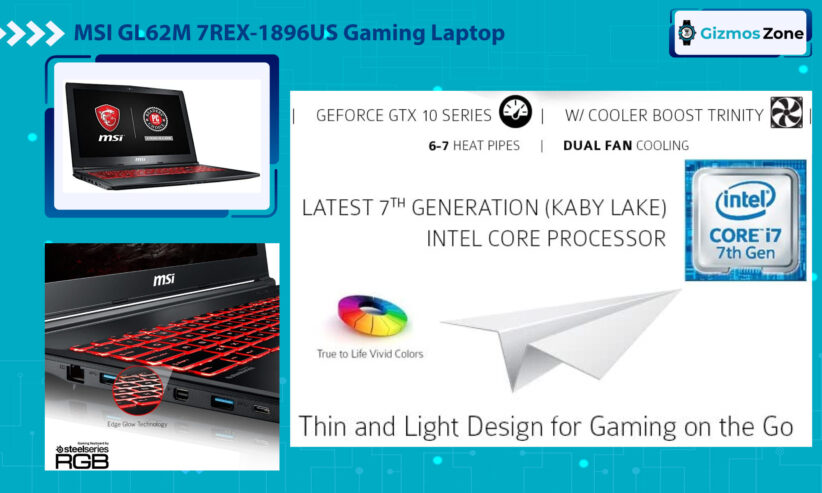 MSI GL62M 7REX-1896US Gaming Laptop