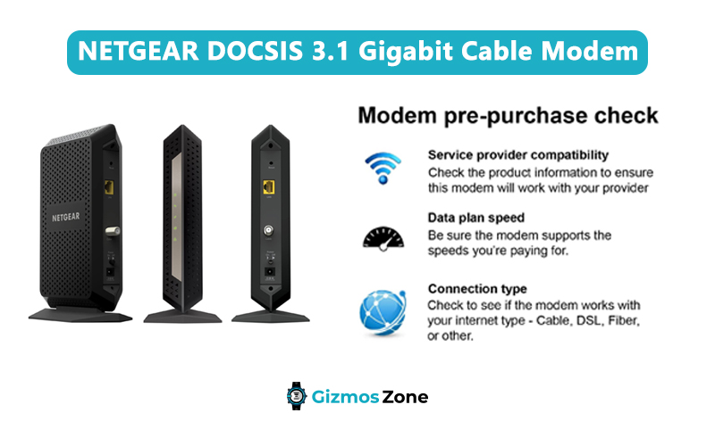 NETGEAR DOCSIS 3.1 Gigabit Cable Modem