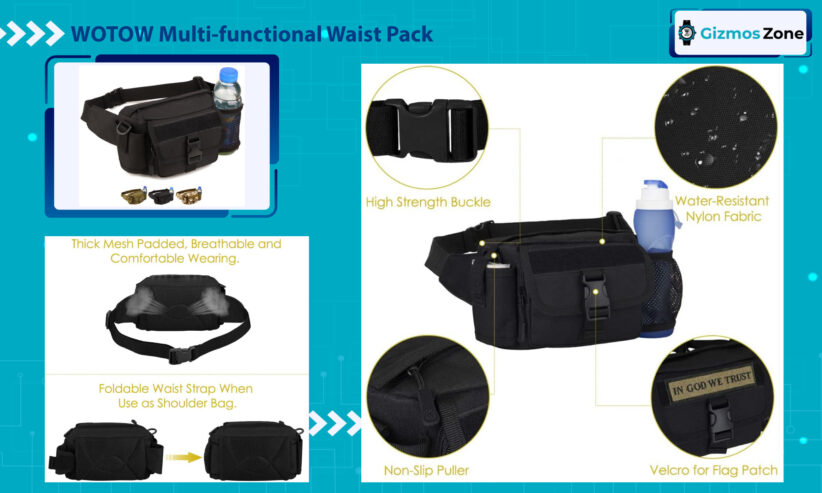 WOTOW Multi-functional Waist Pack