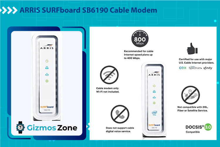 ARRIS SURFboard SB6190 Cable Modem