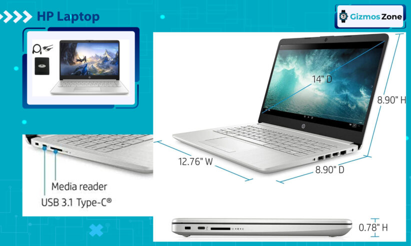 HP 14 inch HD Laptop