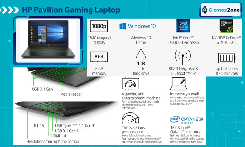 HP PAVILION GAMING LAPTOP