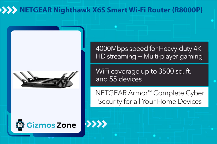 NETGEAR Nighthawk X6S Smart Wi-Fi Router