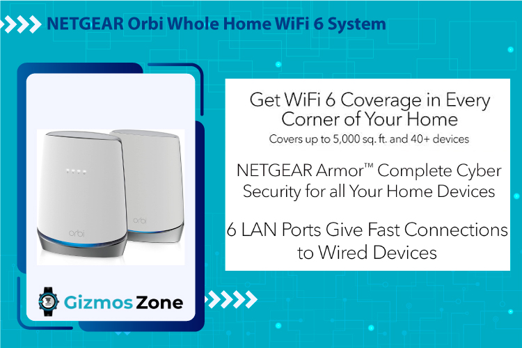 NETGEAR Orbi Whole Home WiFi 6 System