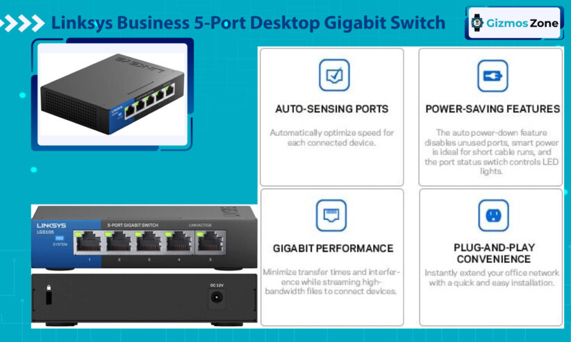 Linksys Business 5-Port Desktop Gigabit Switch