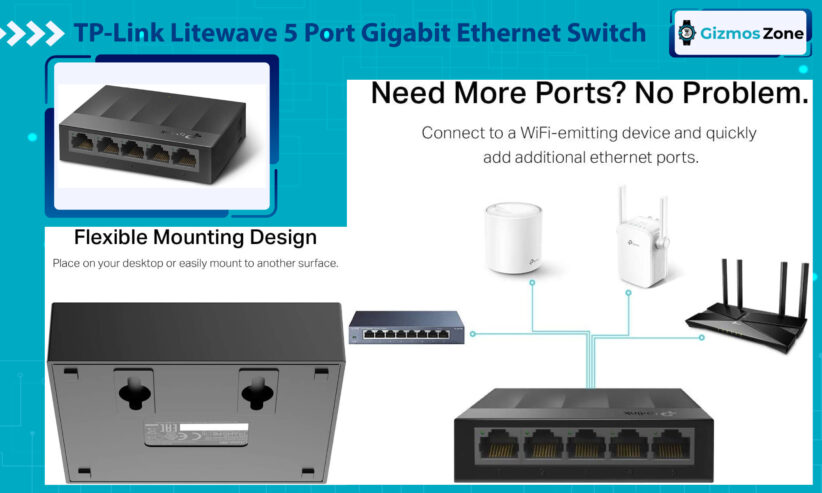 TP-Link Litewave 5 Port Gigabit Ethernet Switch